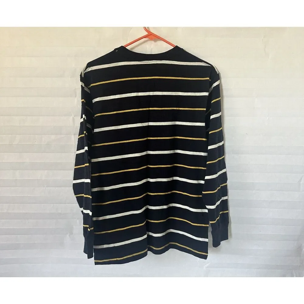 Gap Boys Dark Blue Stripe Long Sleeve Shirt Size XXL